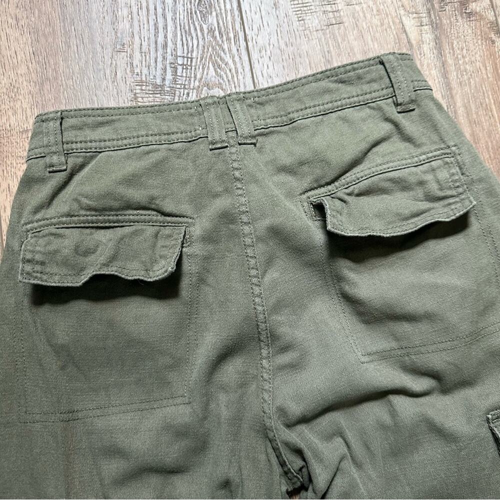 Cotton‎ On Women’s Cargo Pants Olive Green 100% Cotton, Size 2 - Picture 10 of 15